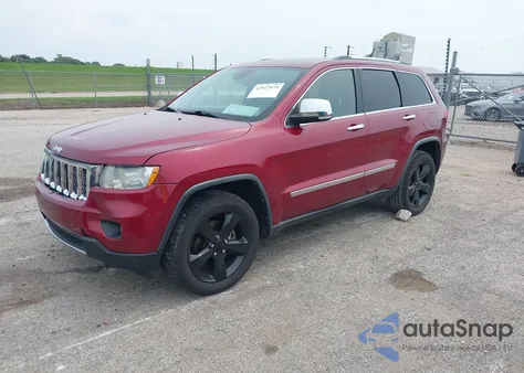 2012 Jeep Grand Cherokee Overland из США, поврежденный, VIN 1C4RJFCG7CC123667